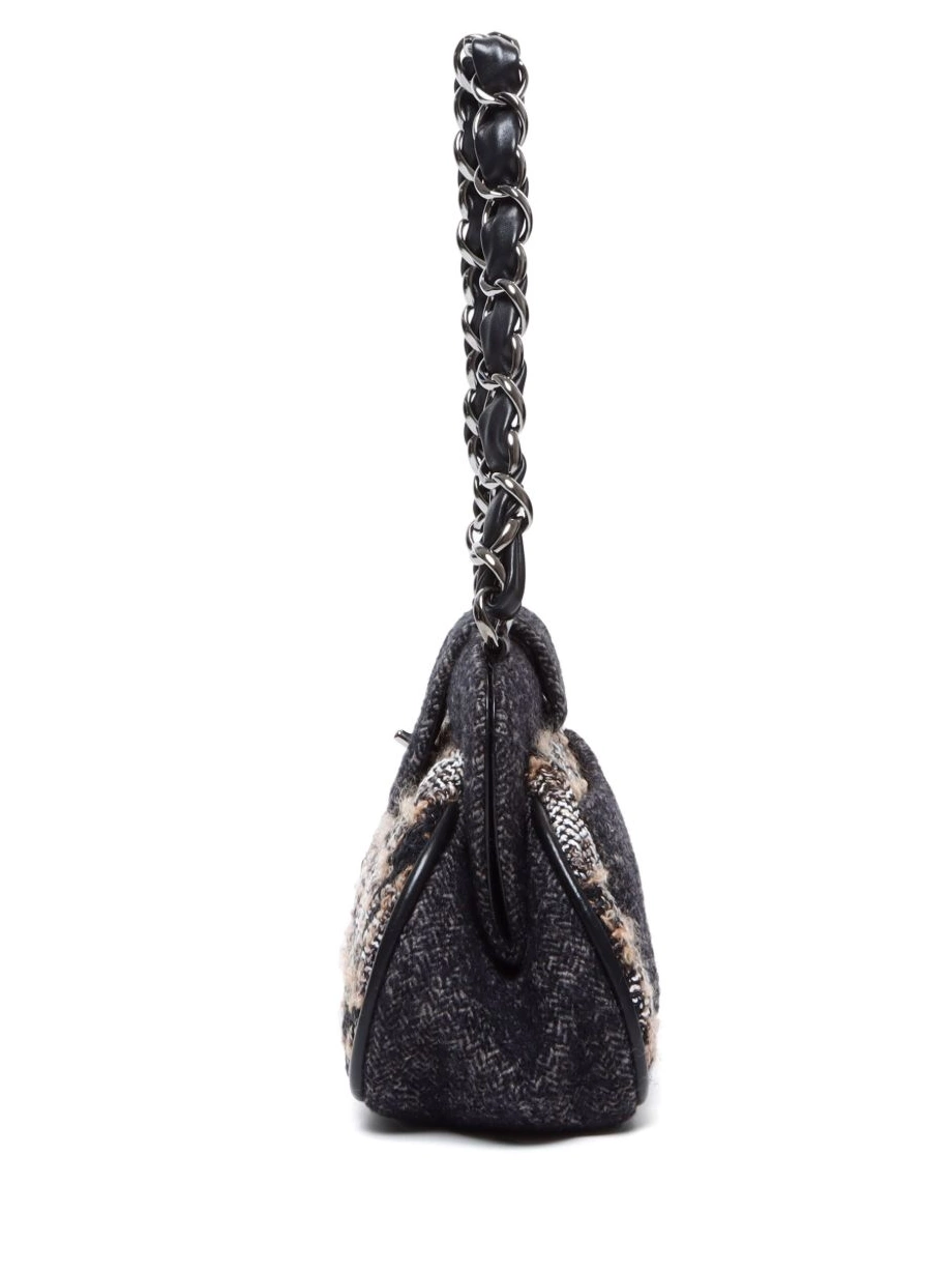 Affordable HOT SALE Women CHANEL shoulder bag tweed 2000 CC 0428